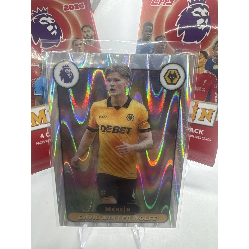2026 Topps Merlin Premier League #47 Jan Paul van Hecke, Brighton & Hove Raywave